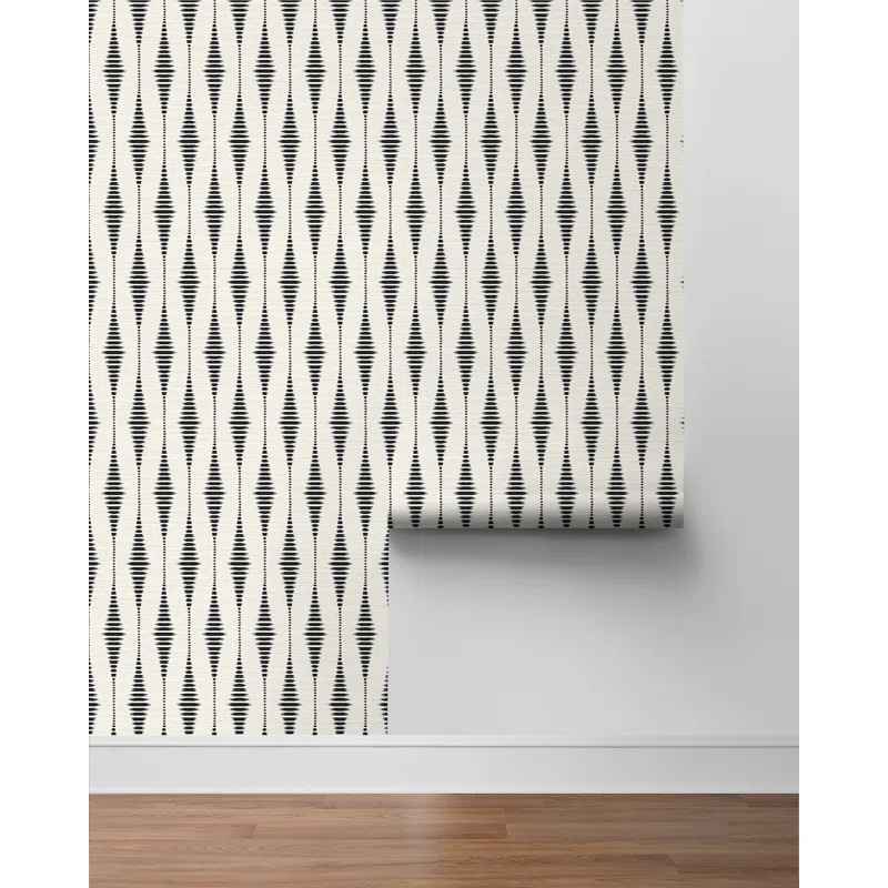 Arinah Peel and Stick Ikat Roll Wallpaper thumbnail 2