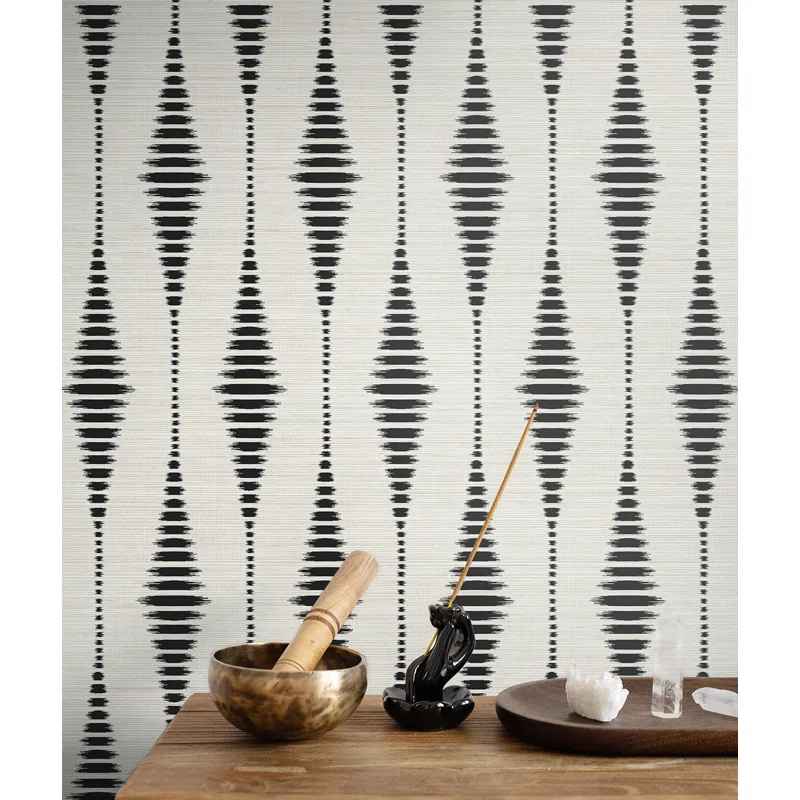 Arinah Peel and Stick Ikat Roll Wallpaper thumbnail 3