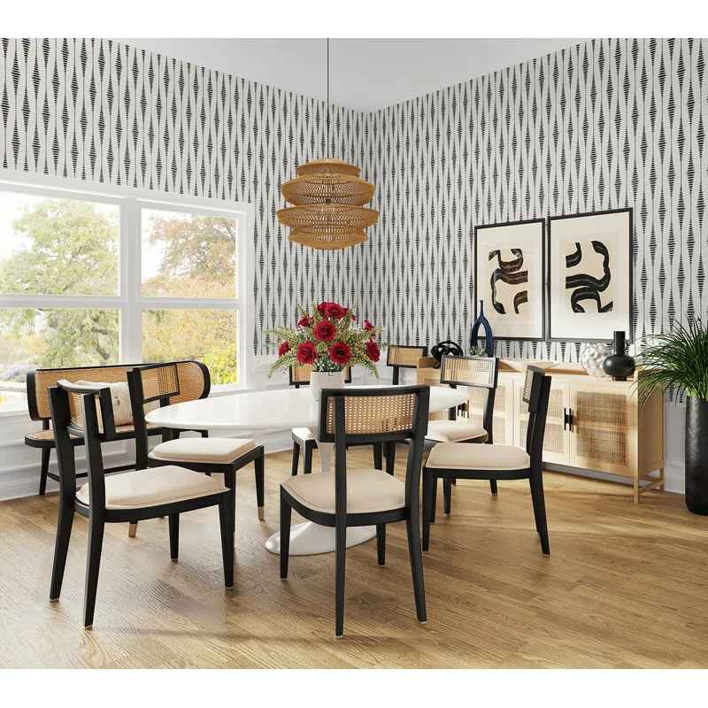 Arinah Peel and Stick Ikat Roll Wallpaper thumbnail 6