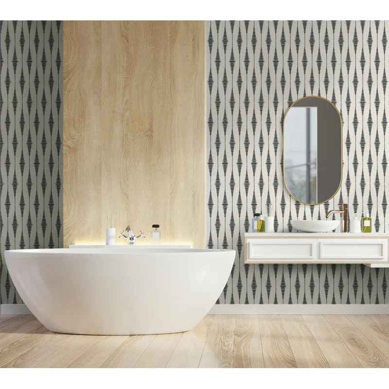 Arinah Peel and Stick Ikat Roll Wallpaper thumbnail 7