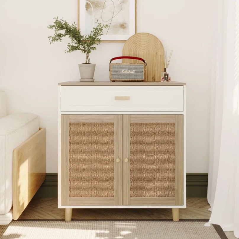 Cat Litter Box Enclosure Wood Cat Crate Furniture With Scratching Pad Doors thumbnail 2