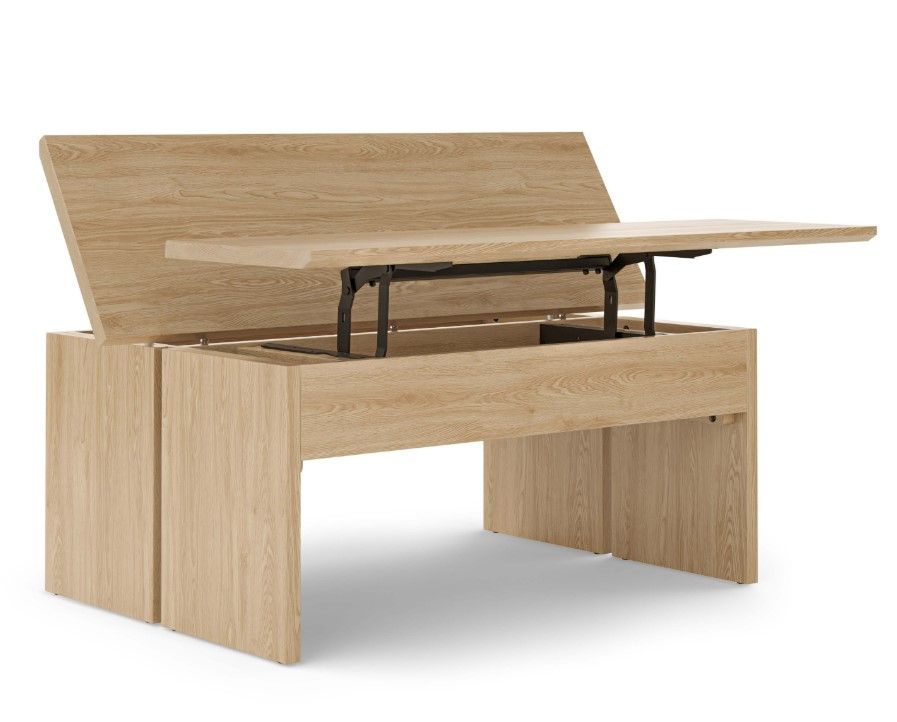 Karl Lift Top Coffee Table White Oak thumbnail 3