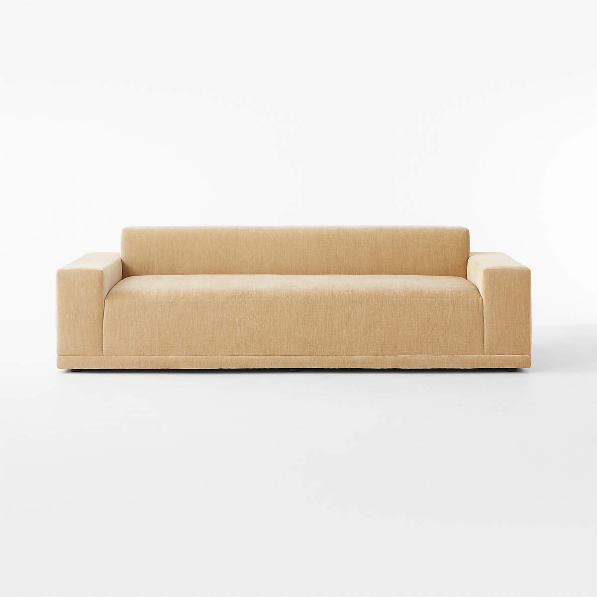 Faible 100 Wheat Performance Velvet Sofa thumbnail 2