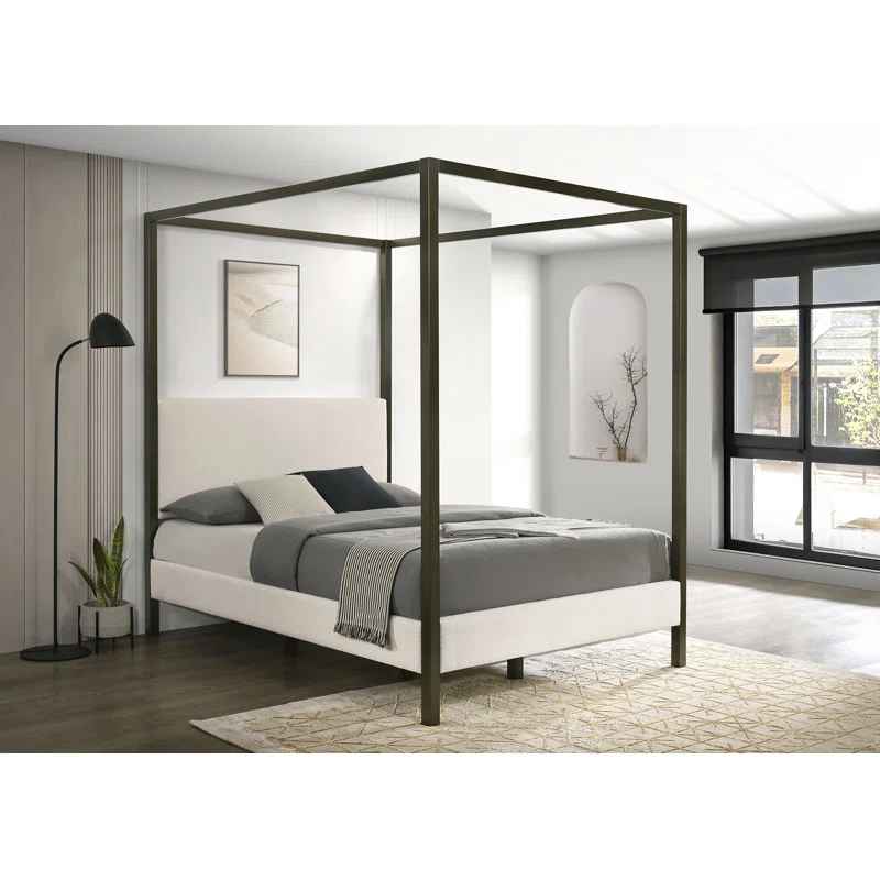 Tibold Upholstered Canopy Bed-Queen thumbnail 2
