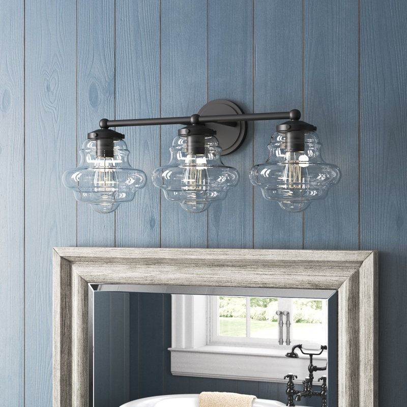 Marah 3 Light Transparent Dimmable Vanity Light thumbnail 2