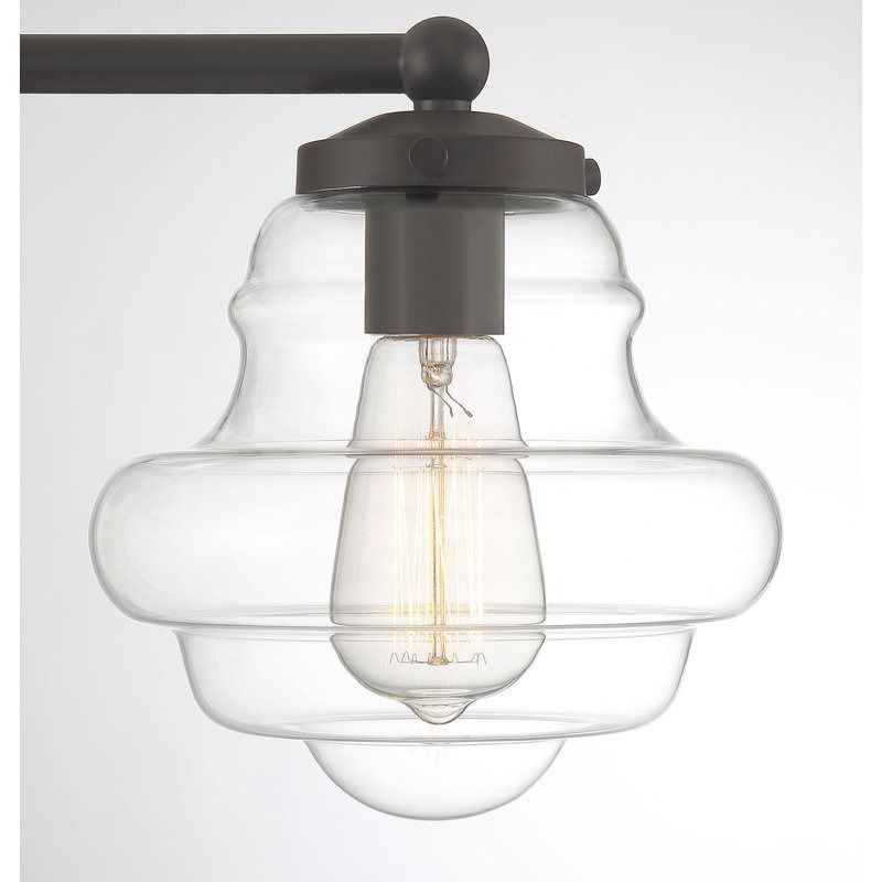 Marah 3 Light Transparent Dimmable Vanity Light thumbnail 4