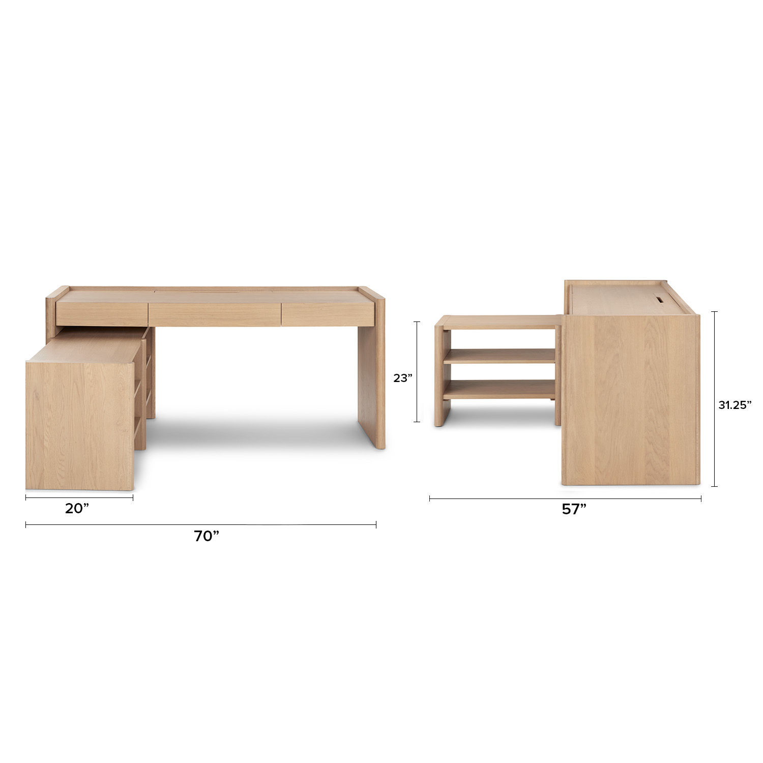 Torme L-Shape Desk Set thumbnail 7