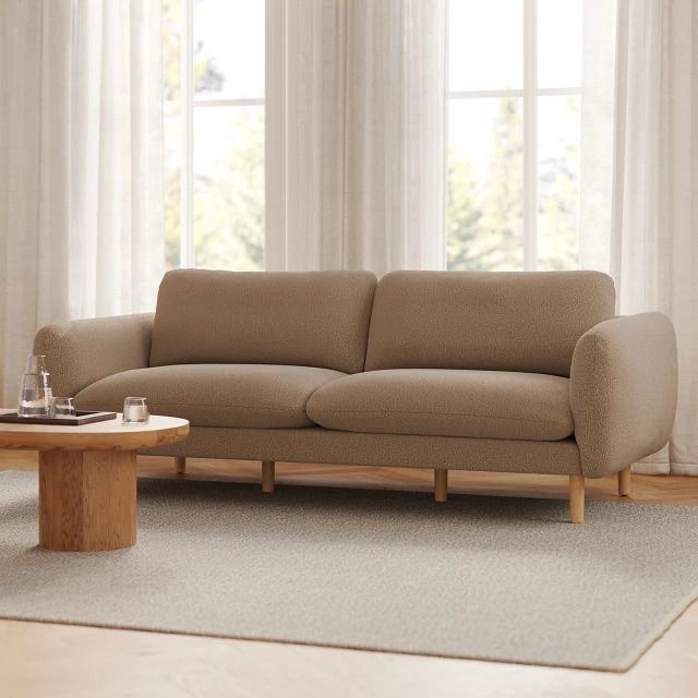 Sanders 85.5 Sofa Sandstone Wool Boucle thumbnail 2