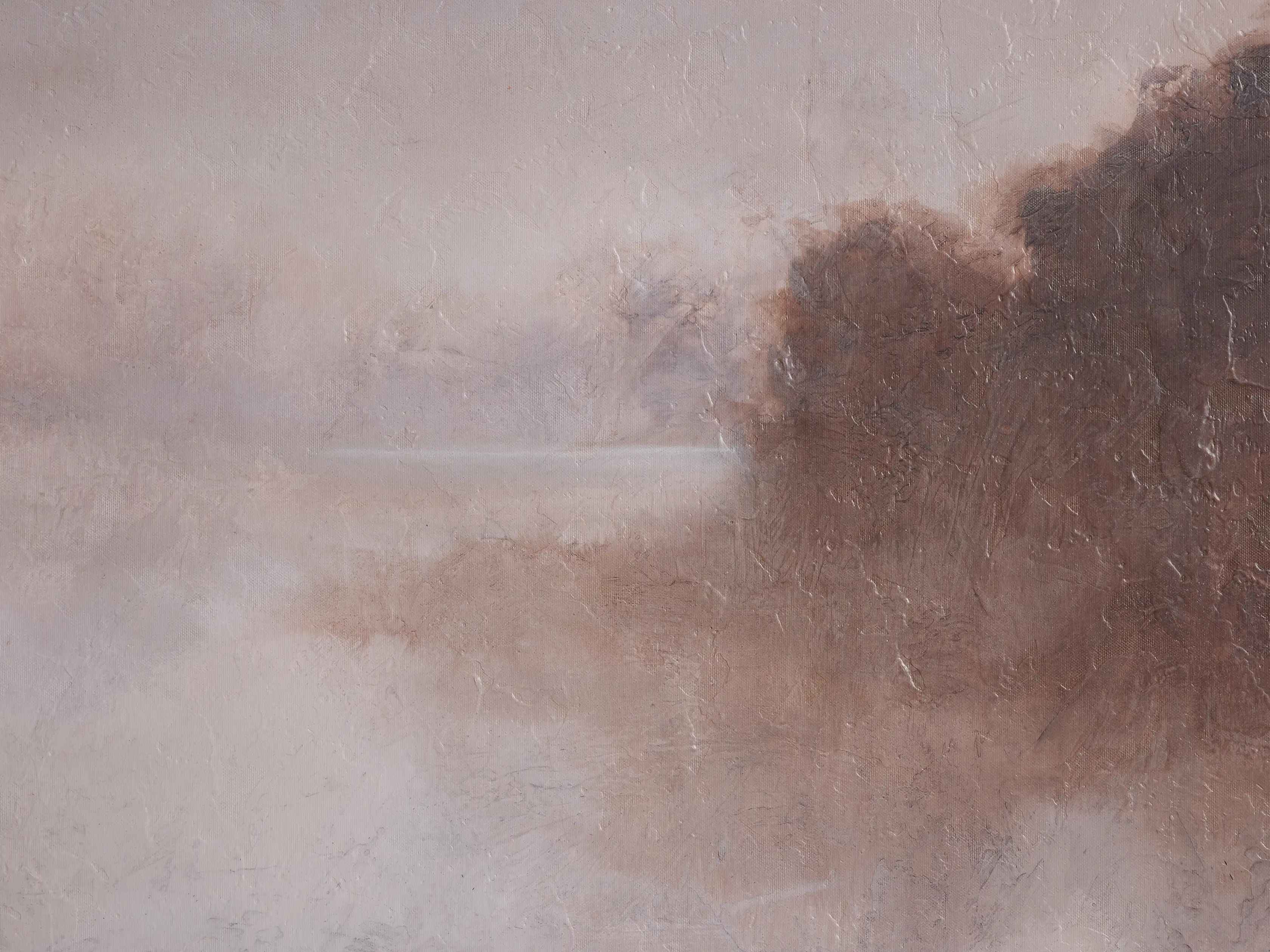 Misty Lake Framed Print-73"x37" thumbnail 3