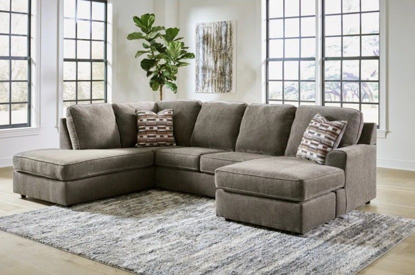 2 Piece Upholstered Sectional Left Hand Facing thumbnail 2