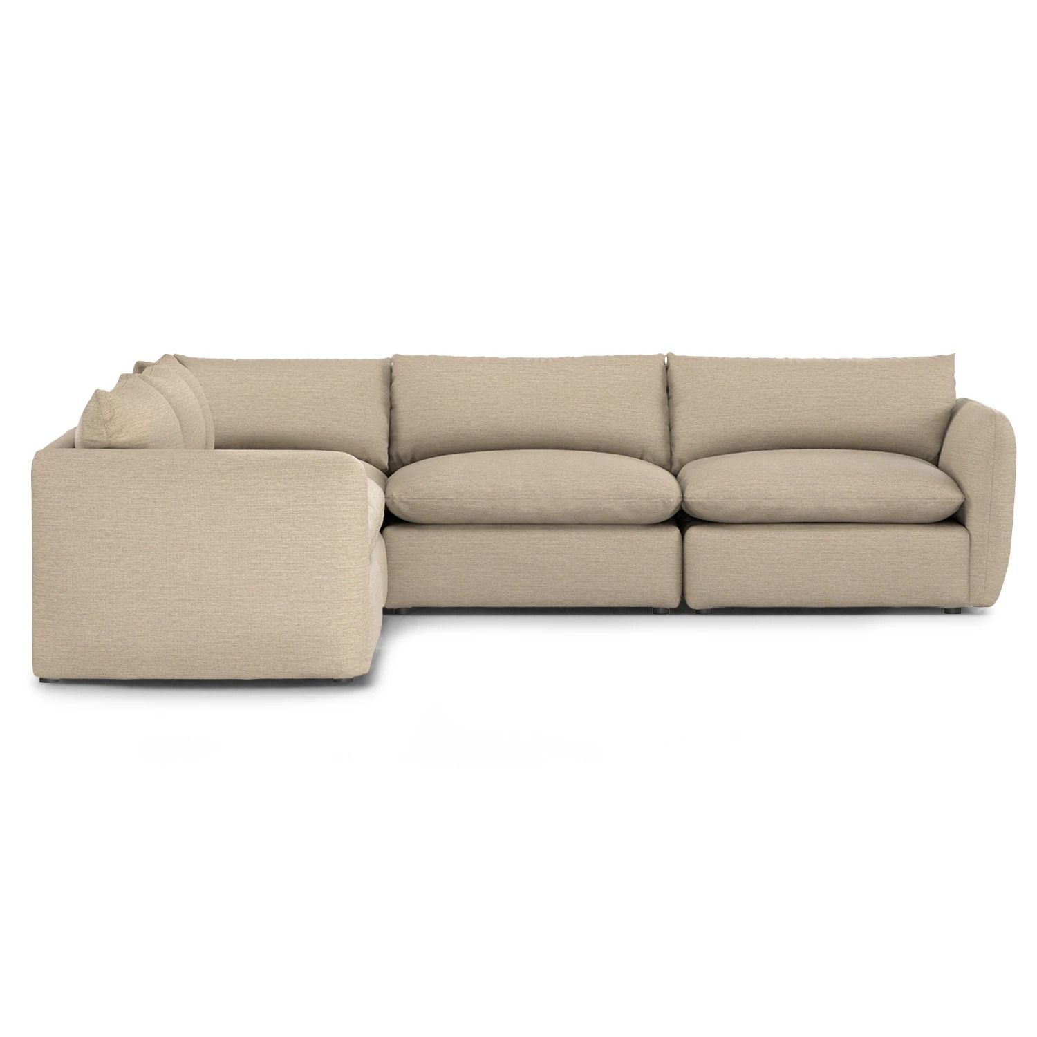 Leigh 126 Modular Corner Sectional Silver Taupe thumbnail 3