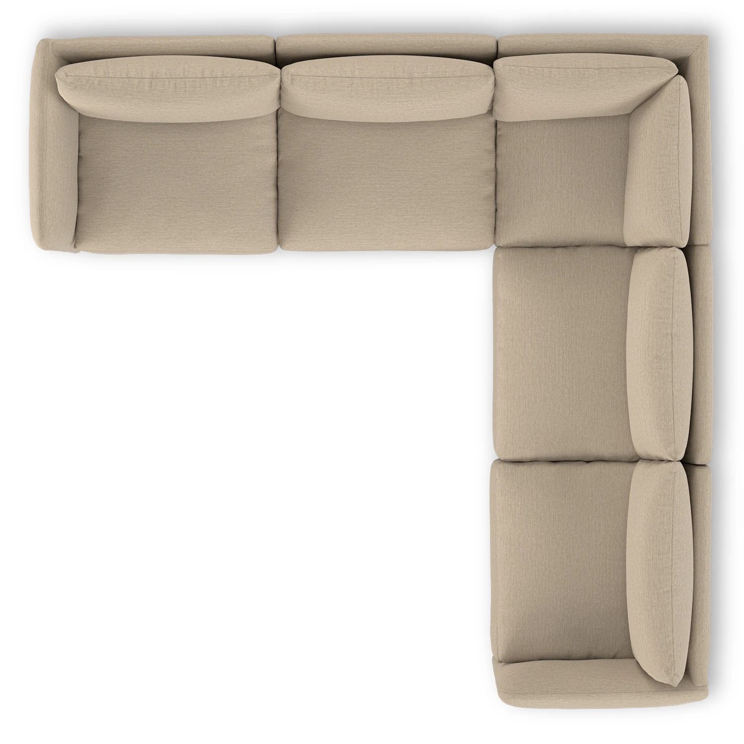 Leigh 126 Modular Corner Sectional Silver Taupe thumbnail 4