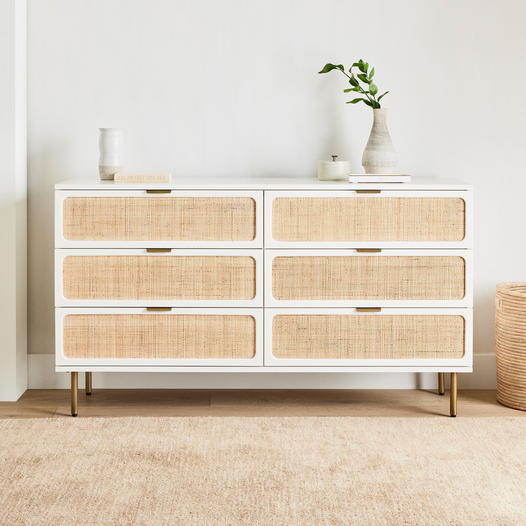 Ida Woven 6 Drawer Dresser thumbnail 3
