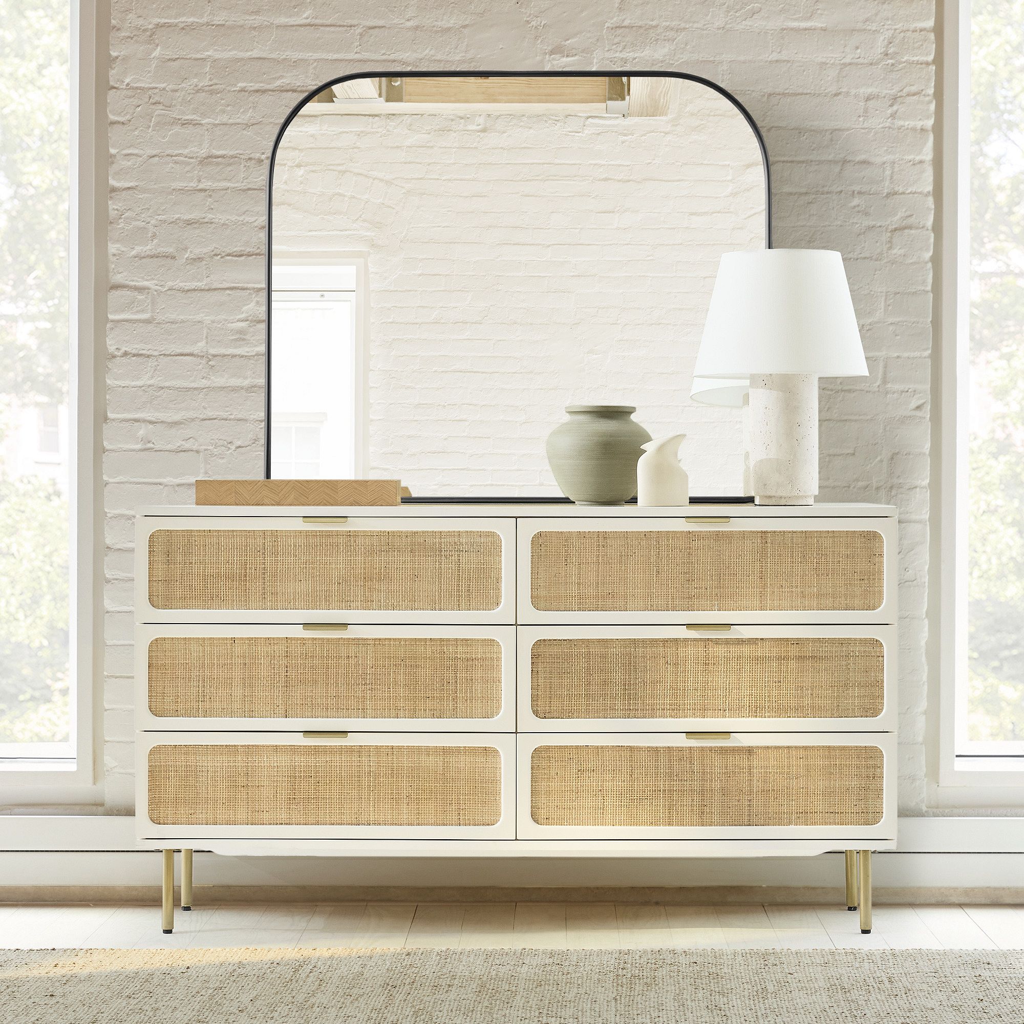 Ida Woven 6 Drawer Dresser thumbnail 5