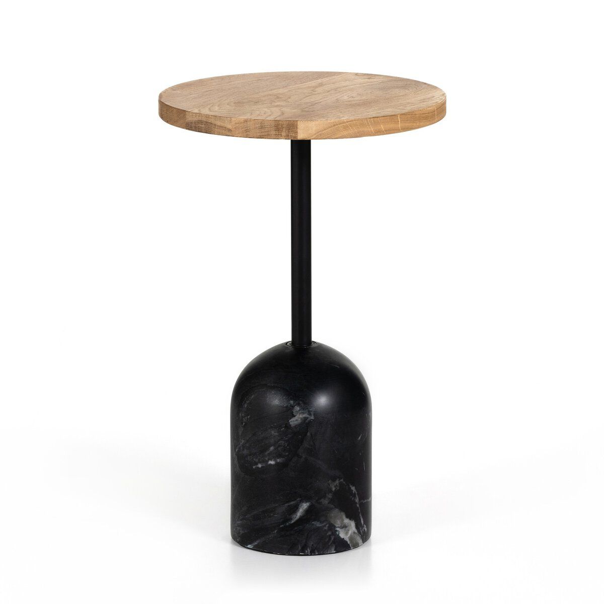 Sena Wood and Marble Side Table thumbnail 5