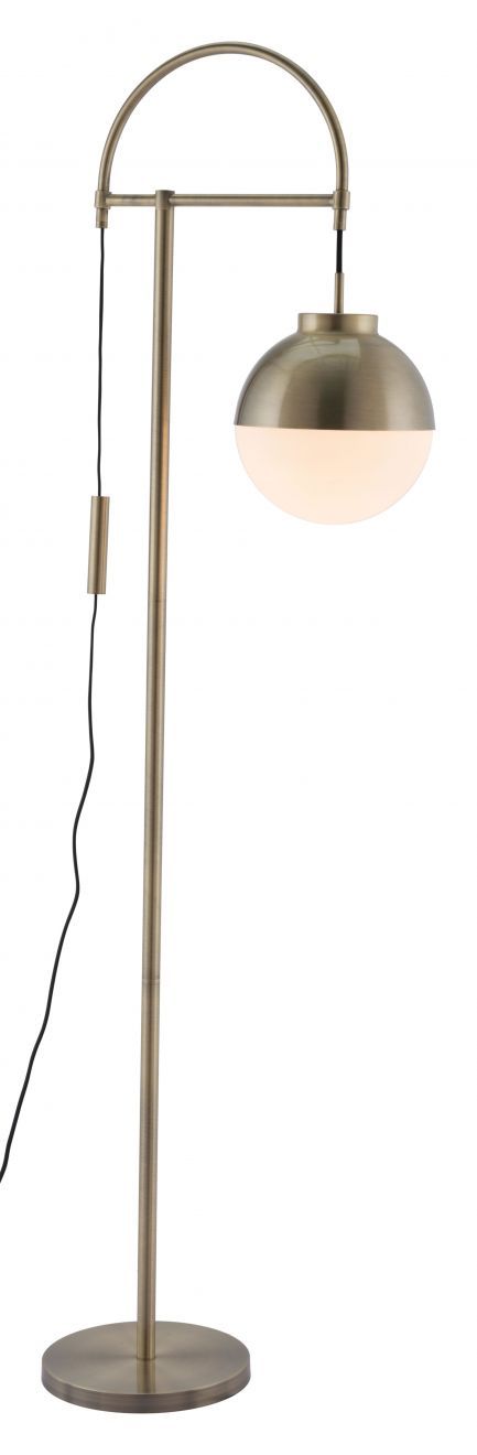 Hale White and Bronze Floor Lamp  thumbnail 3