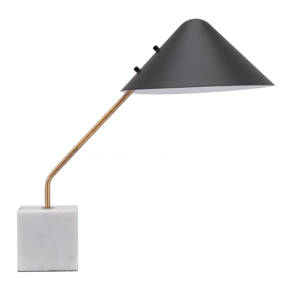 Luke Black and White Table Lamp  thumbnail 3
