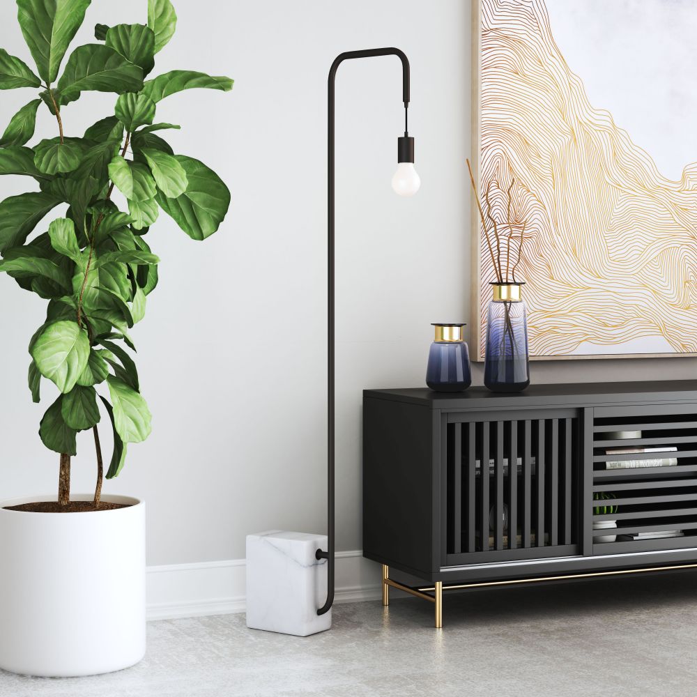 Lancelin Black Floor Lamp thumbnail 2