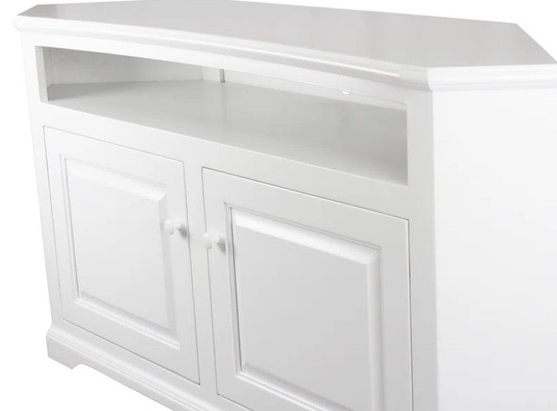 Inouye Solid Wood Corner TV Stand thumbnail 3