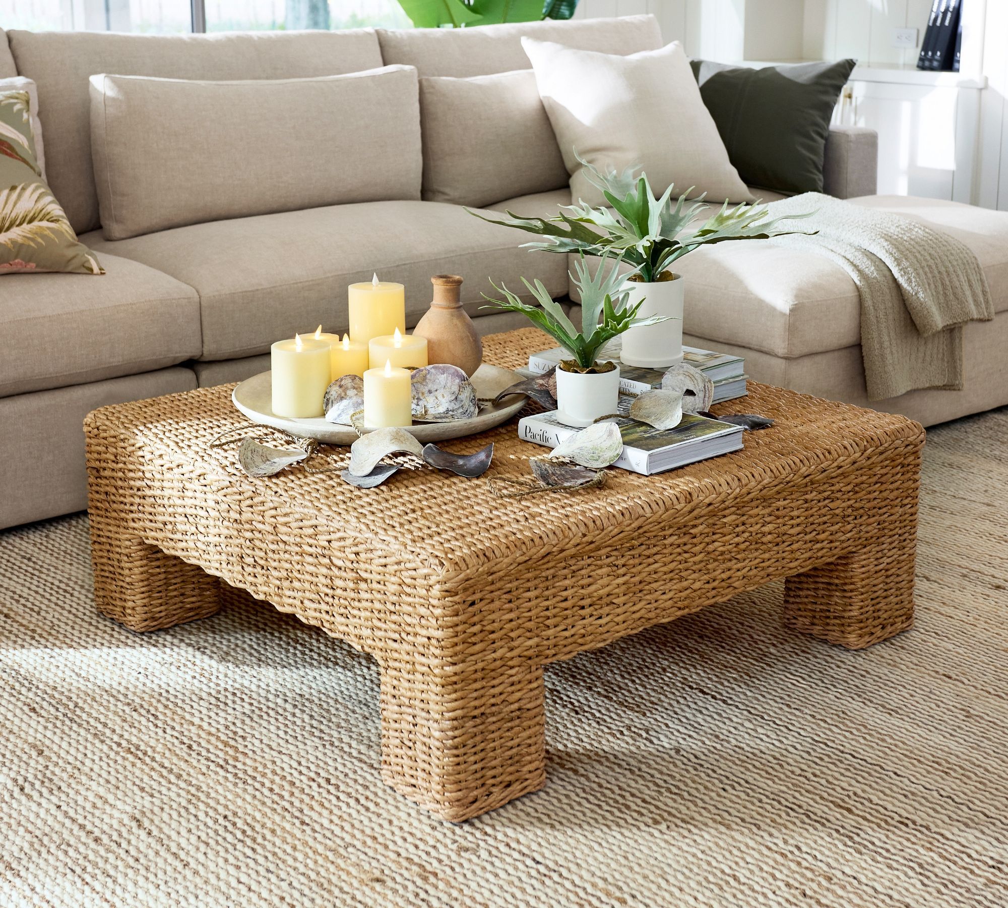 Cardiff Square Woven Coffee Table thumbnail 4