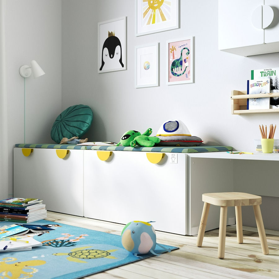 Smastad Bench with Toy Storage thumbnail 2