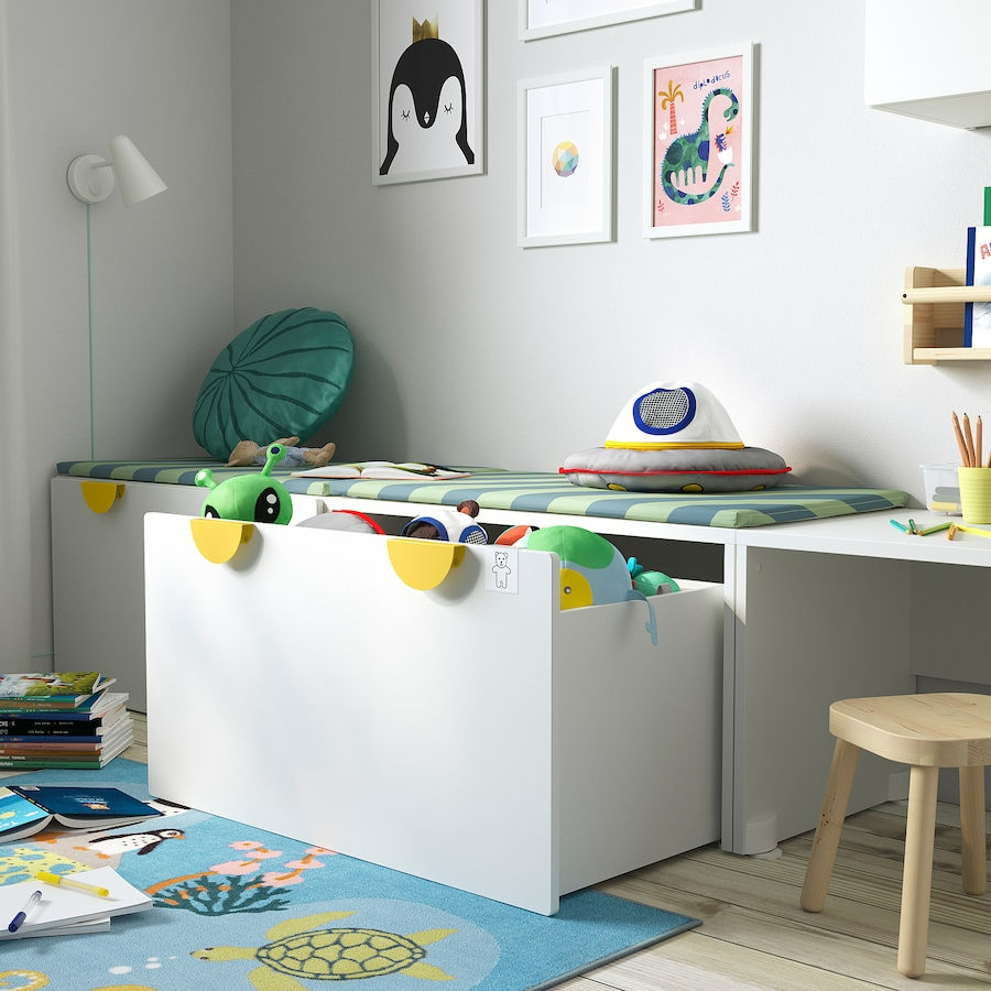 Smastad Bench with Toy Storage thumbnail 3