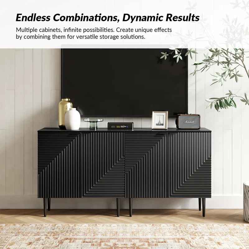Arkayla Accent Cabinet with Adjustable Shelves thumbnail 4