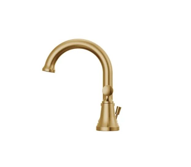 Chamberlain Gold Widespread Double Handle Bathroom Faucet thumbnail 3