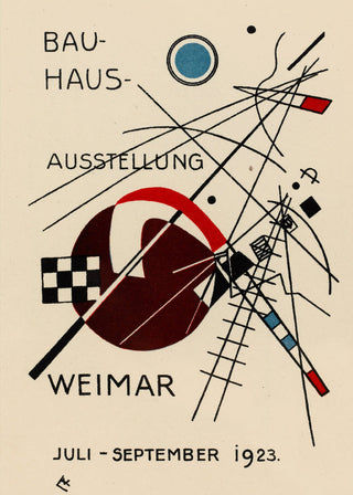Bauhaus Ausstellung with Frame-24"x36" thumbnail 2