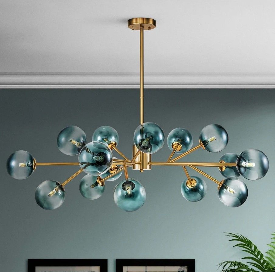 Modern Large Bubble Sputnik Chandelier thumbnail 3