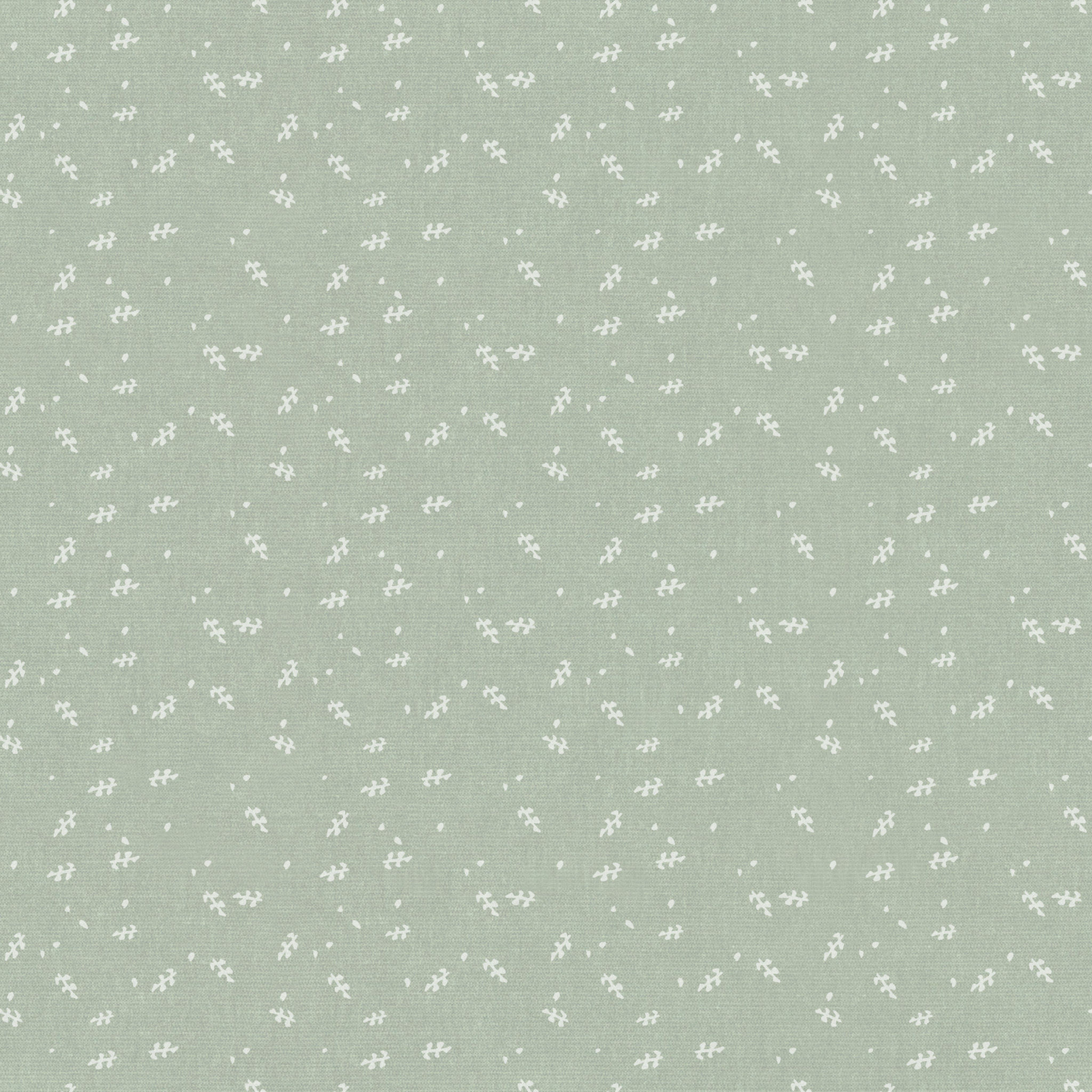 Supersoft Muted Teal Leaf Print Organic Cotton Gauze Baby Crib Fitted Sheet thumbnail 5