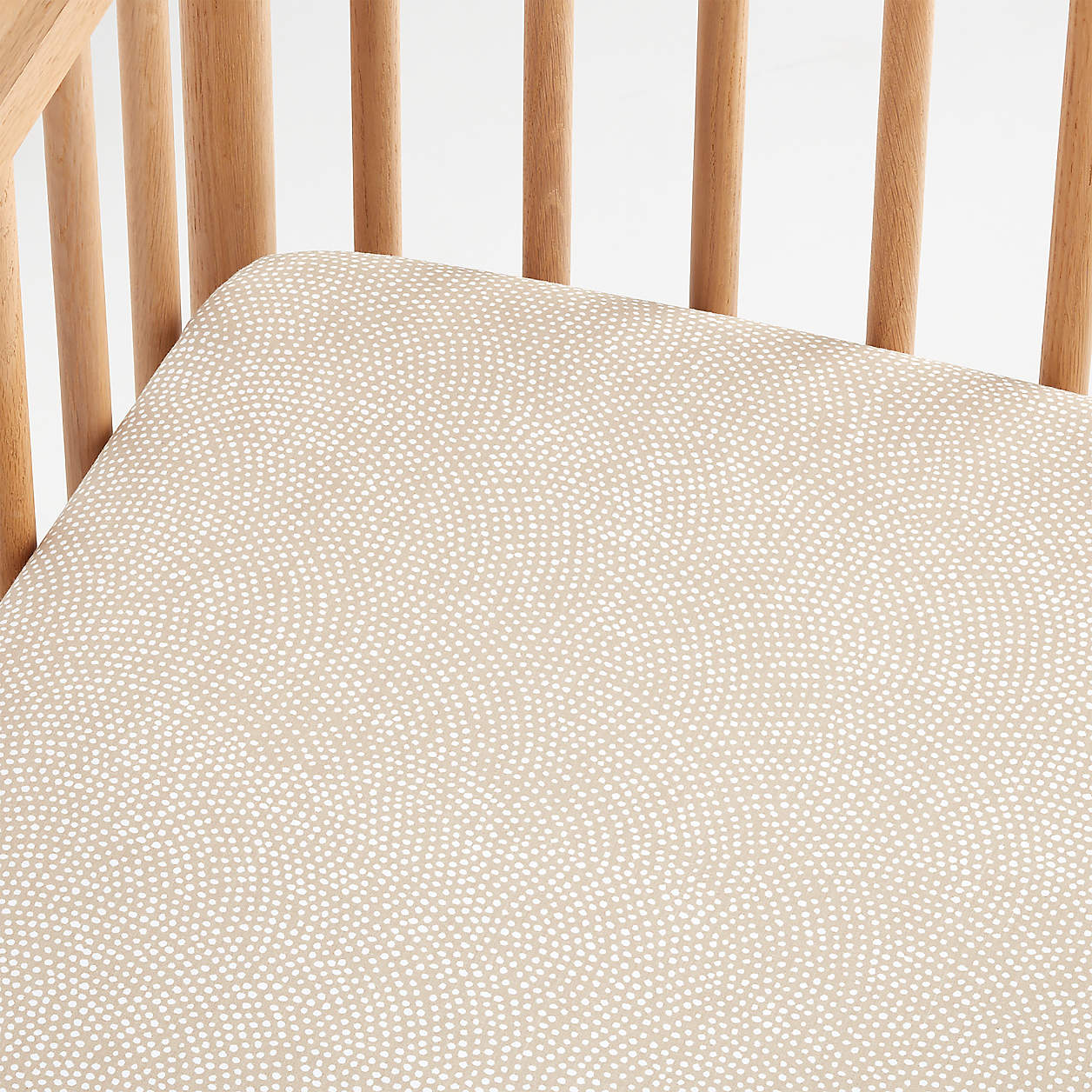 Batik Desert Organic Cotton Baby Crib Fitted Sheet by Leanne Ford thumbnail 3