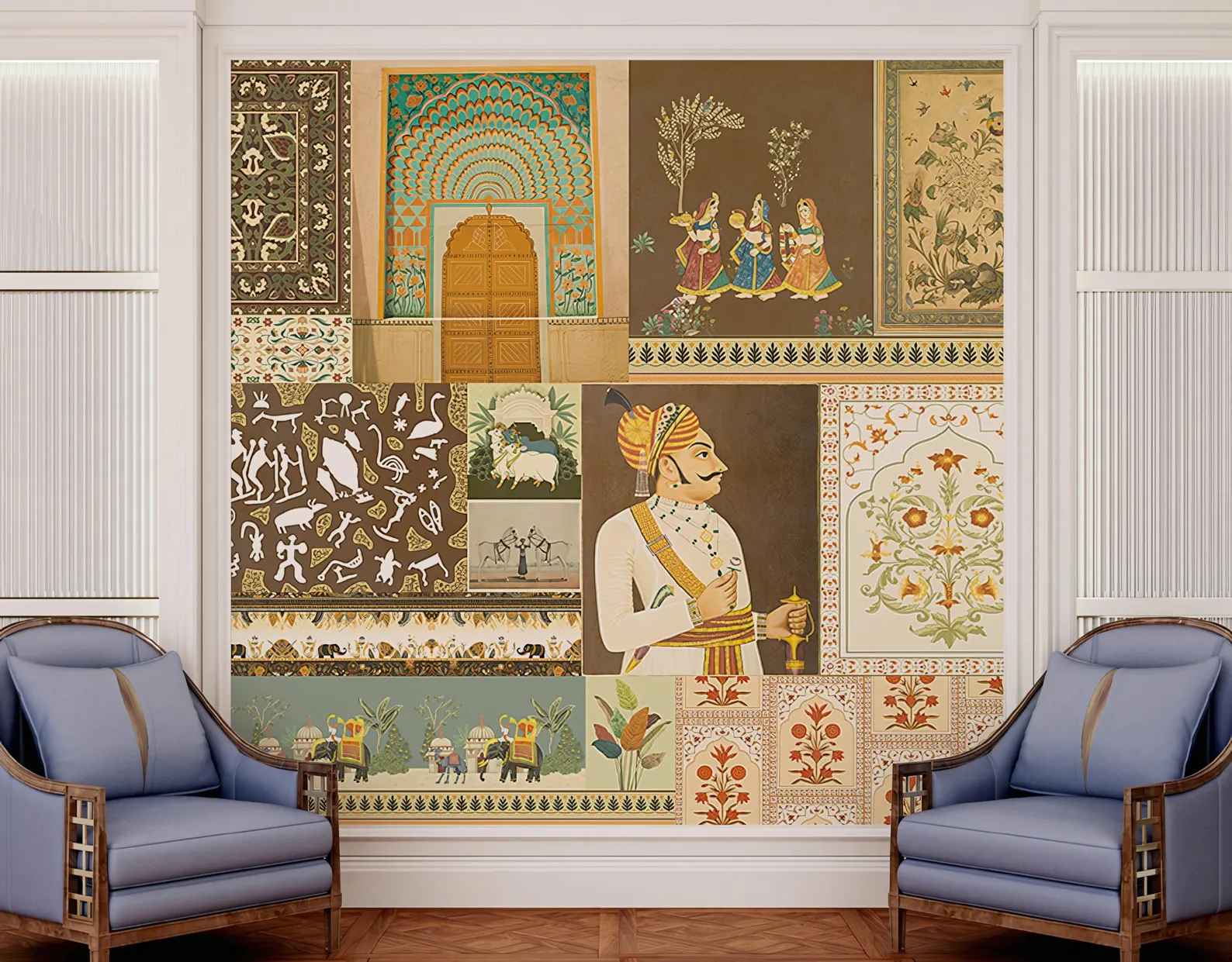 Indian Historic Collage Wallpaper thumbnail 2