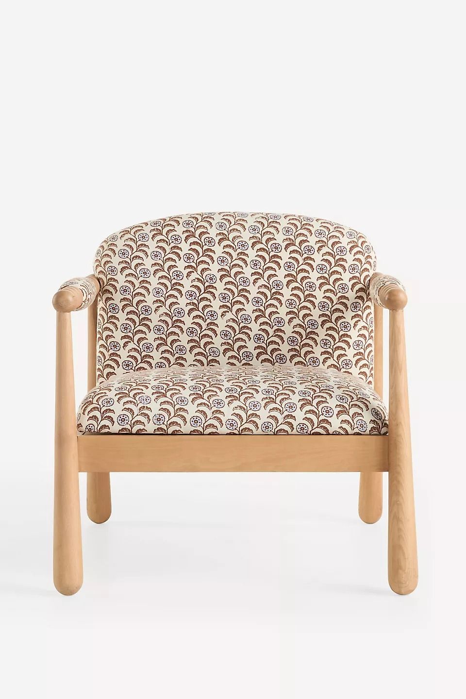 Pippa Leora Block Print Accent Chair thumbnail 3
