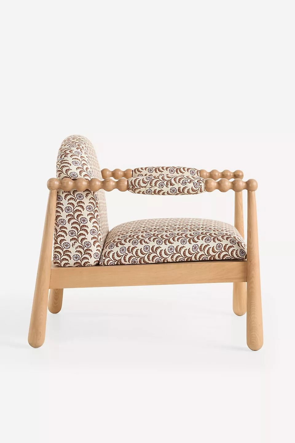 Pippa Leora Block Print Accent Chair thumbnail 4
