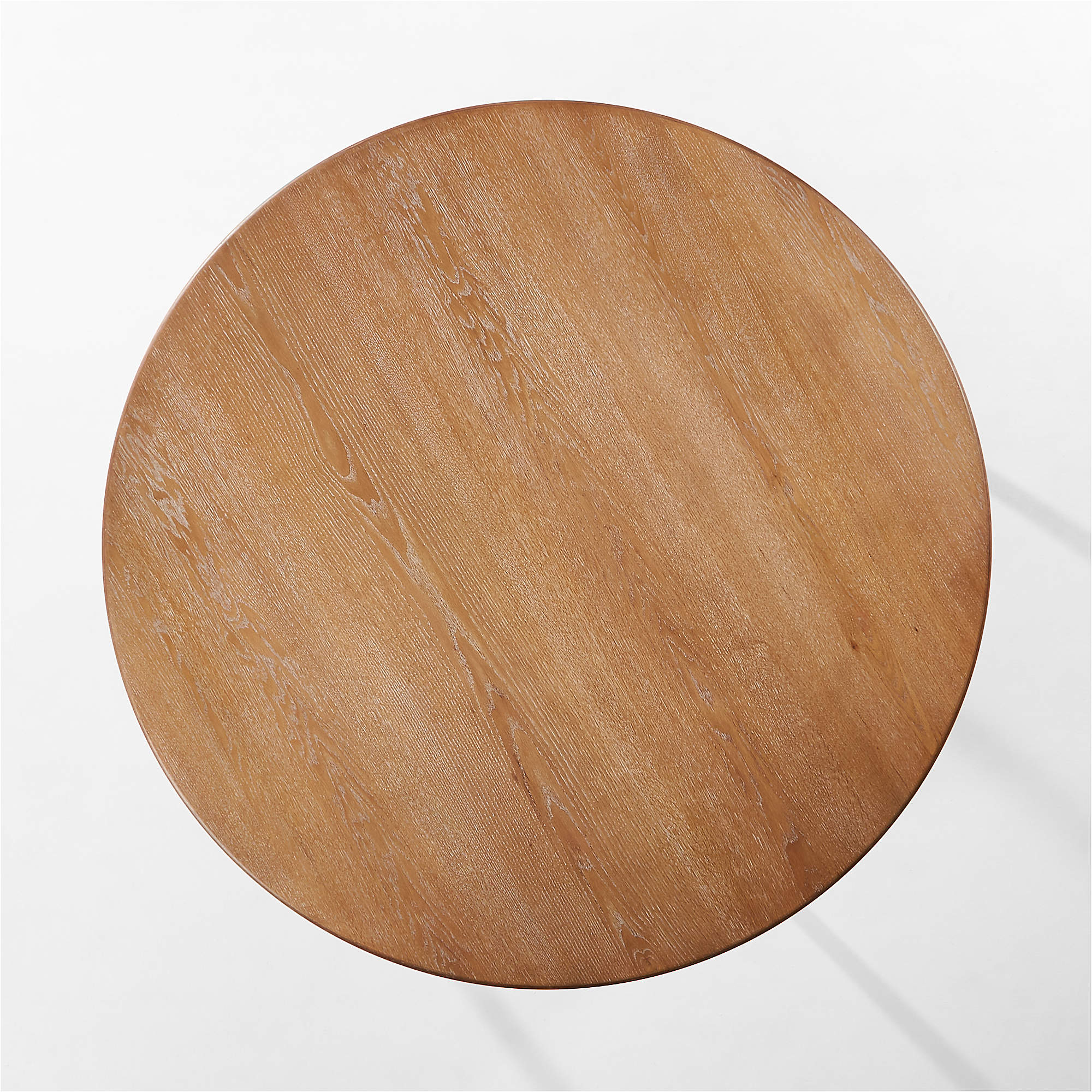Providence Round Cerused Oak Dining Table thumbnail 4