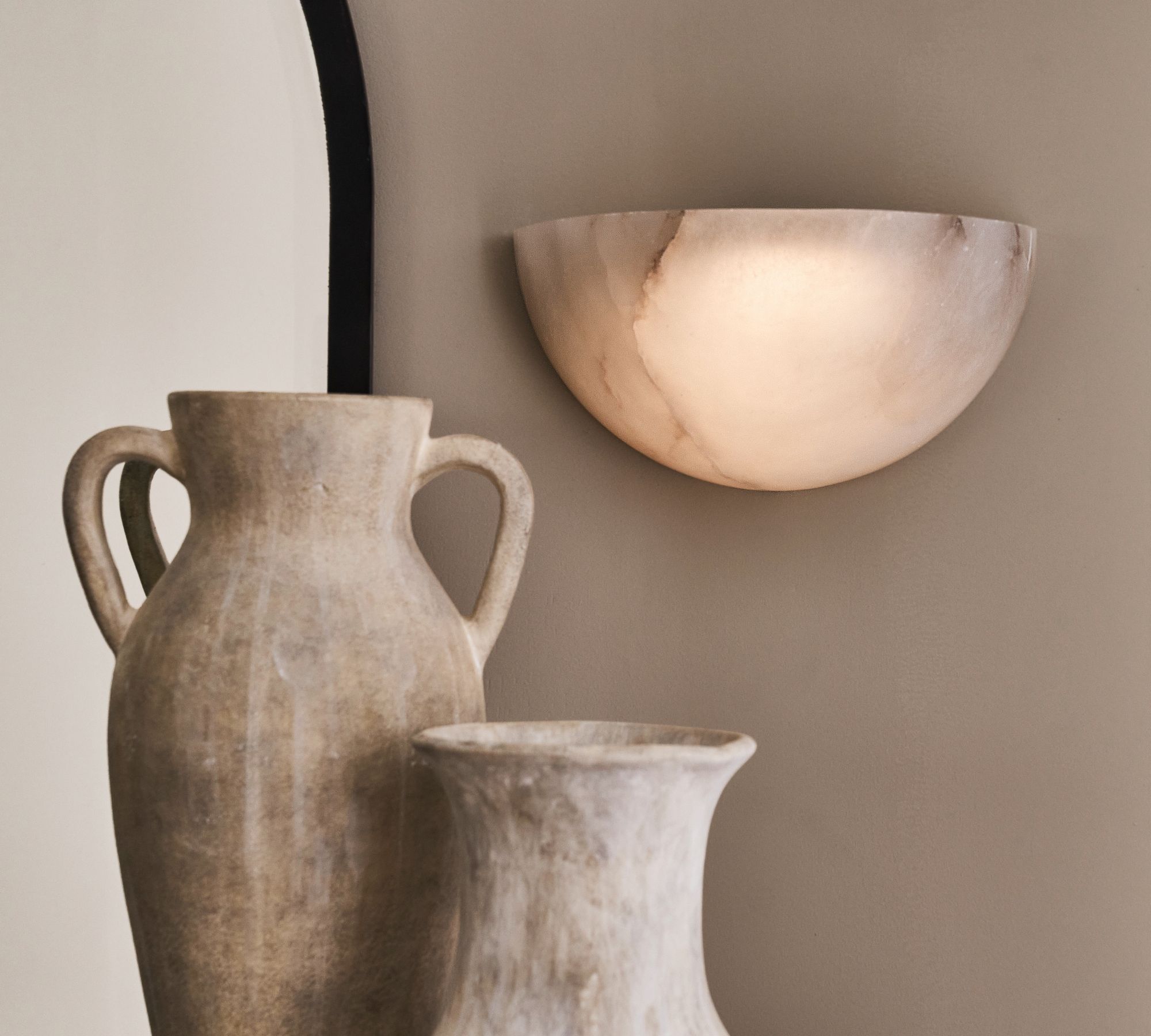 Windham Alabaster Sconce (13") thumbnail 2
