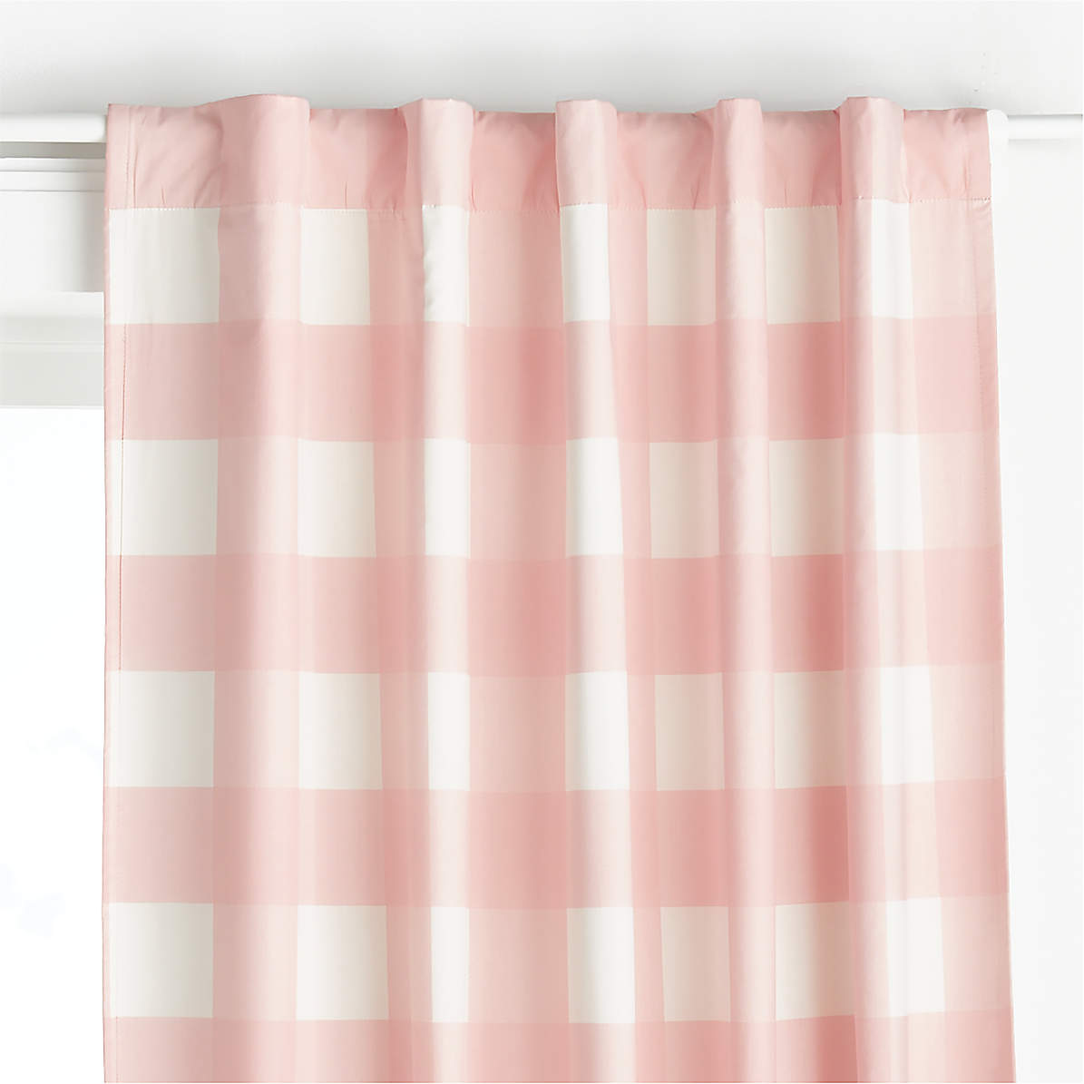 Pink Buffalo Check Blackout Curtains-96" thumbnail 2