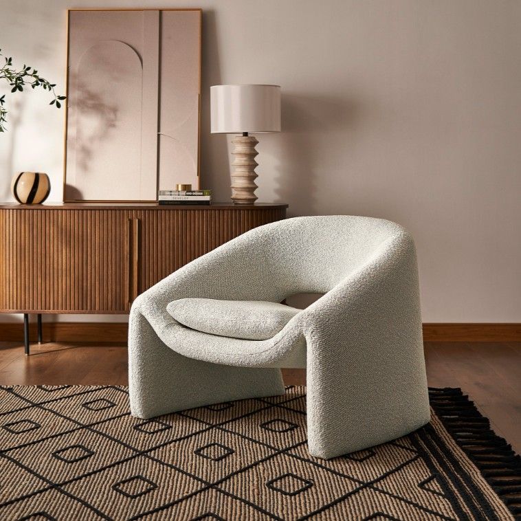 Sacha Performance Boucle Armchair thumbnail 2