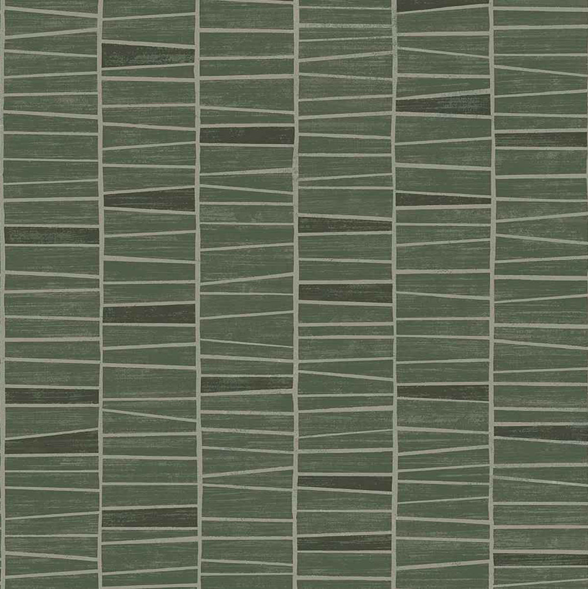 Green Stacy Garcia Home Monochrome Organic Stripe Peel And Stick Wallpaper thumbnail 5
