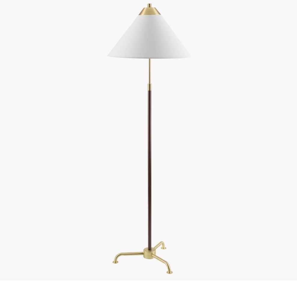 Brass Mid century Mae Floor lamp