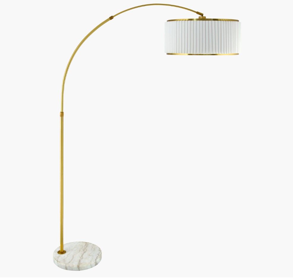 Gina Glam arched floor lamp