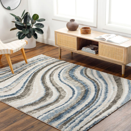 Osaka Ornate Ombre Area Rug 7'10" x 10' thumbnail 2