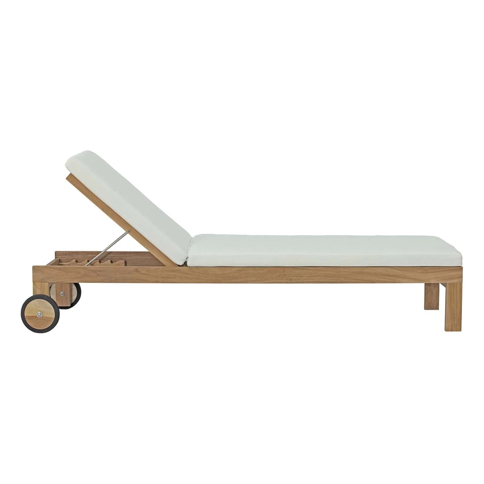 Urban Oasis Patio Teak Chaise thumbnail 4