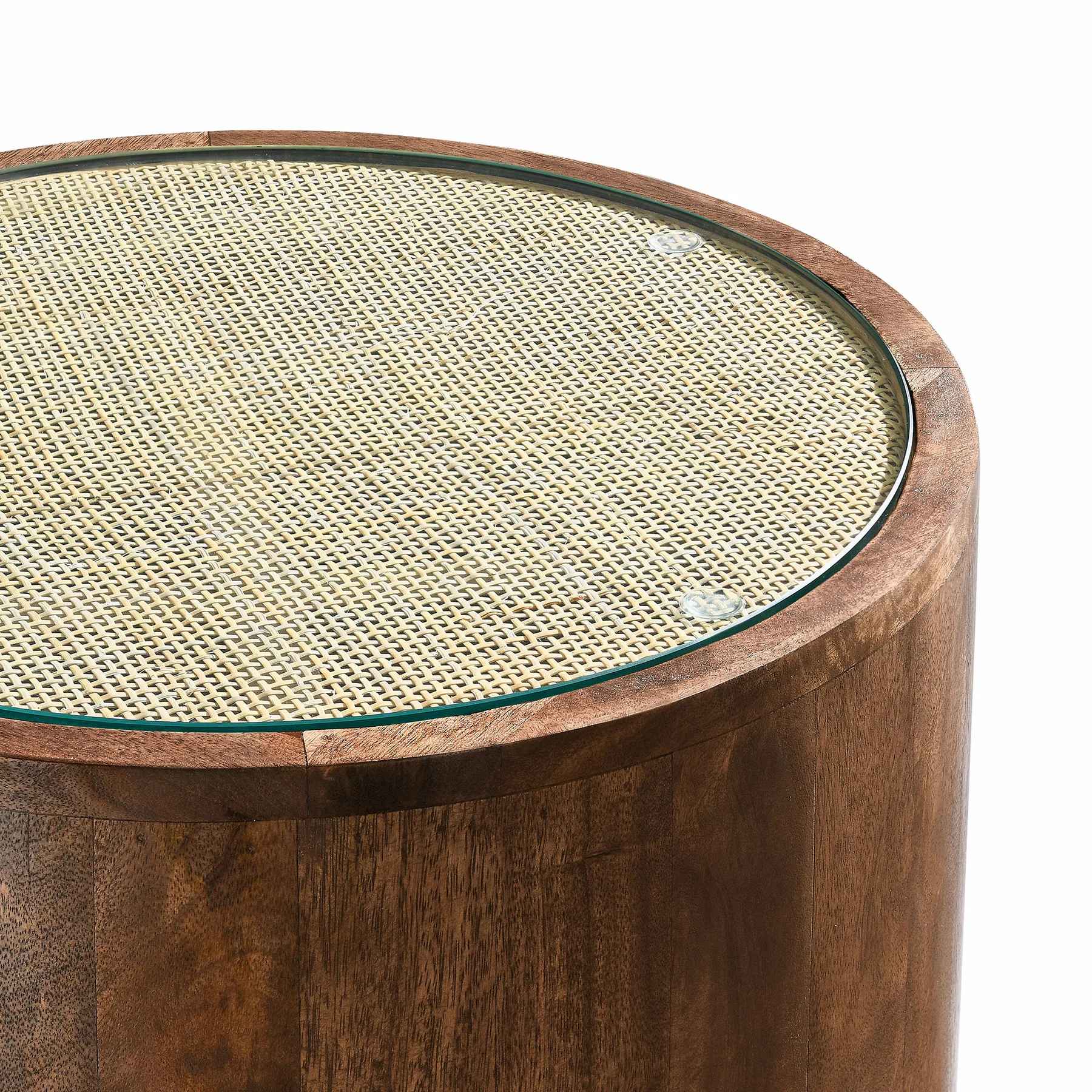 Tuscany Rustic Rattan Side Table thumbnail 3