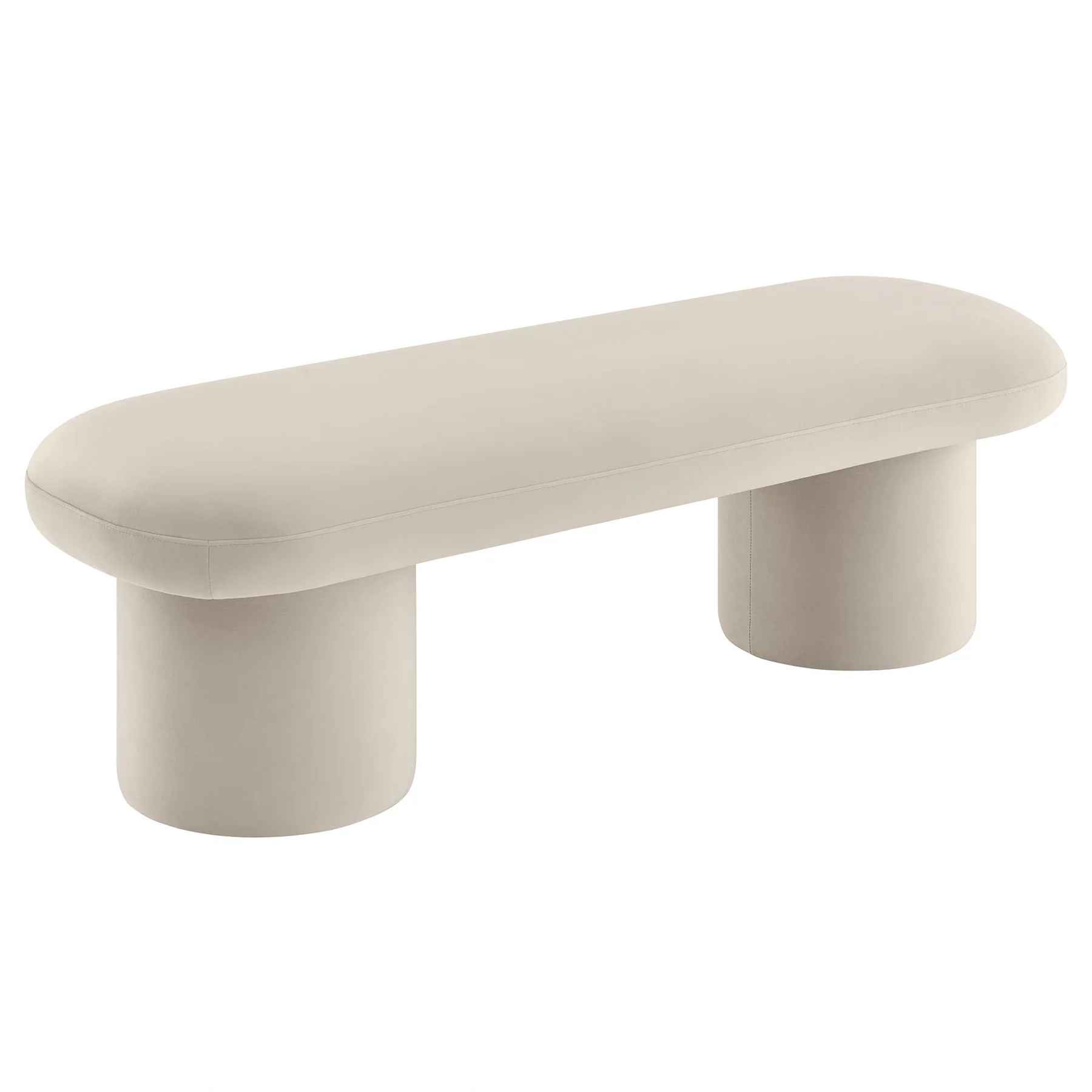 Ophelia Plush Velvet Bench thumbnail 5