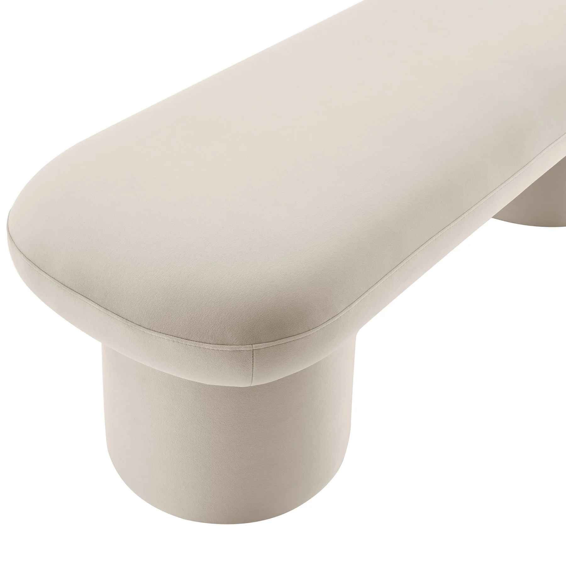 Ophelia Plush Velvet Bench thumbnail 6