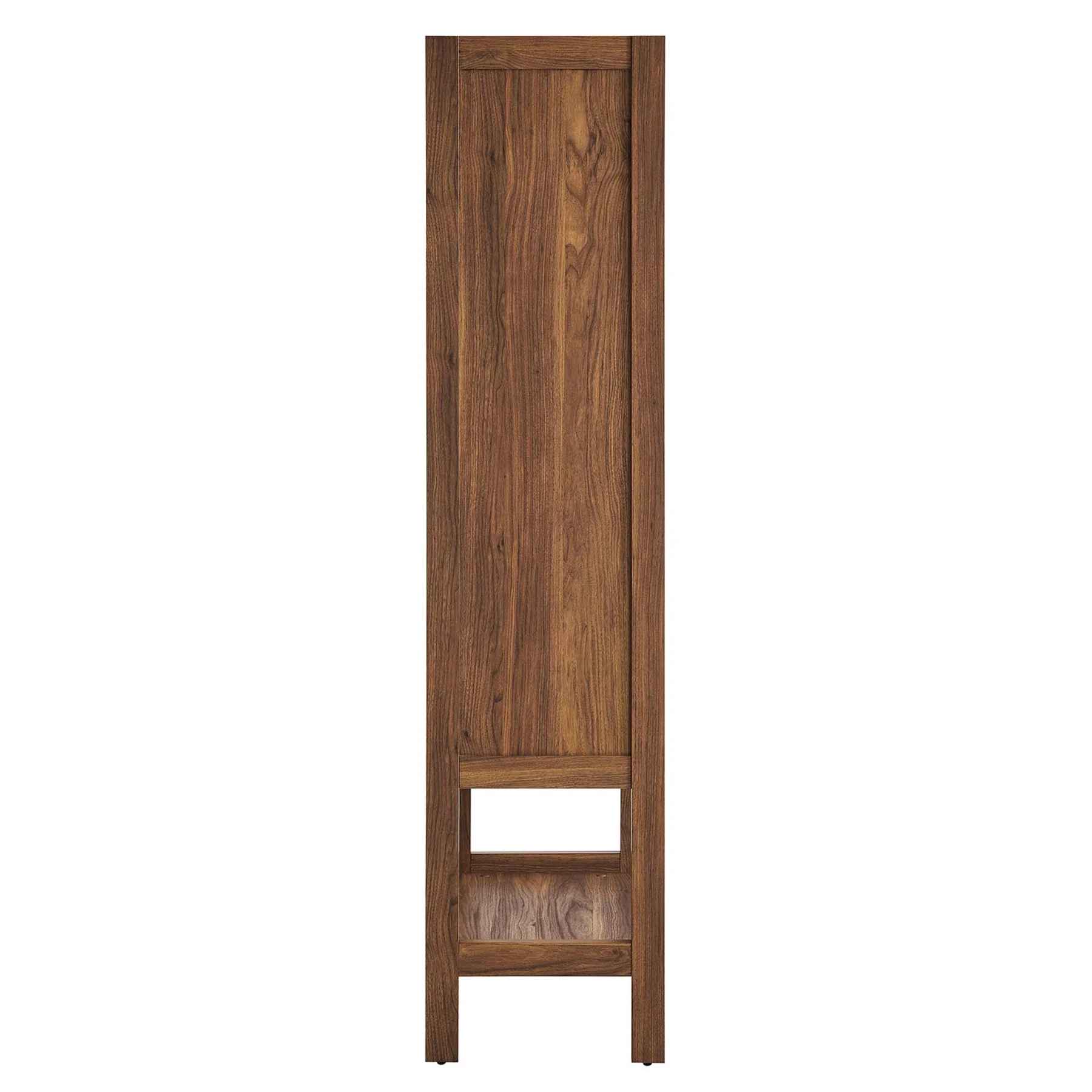 Carmen Tall Wood Grain Standing Storage Cabinet thumbnail 4
