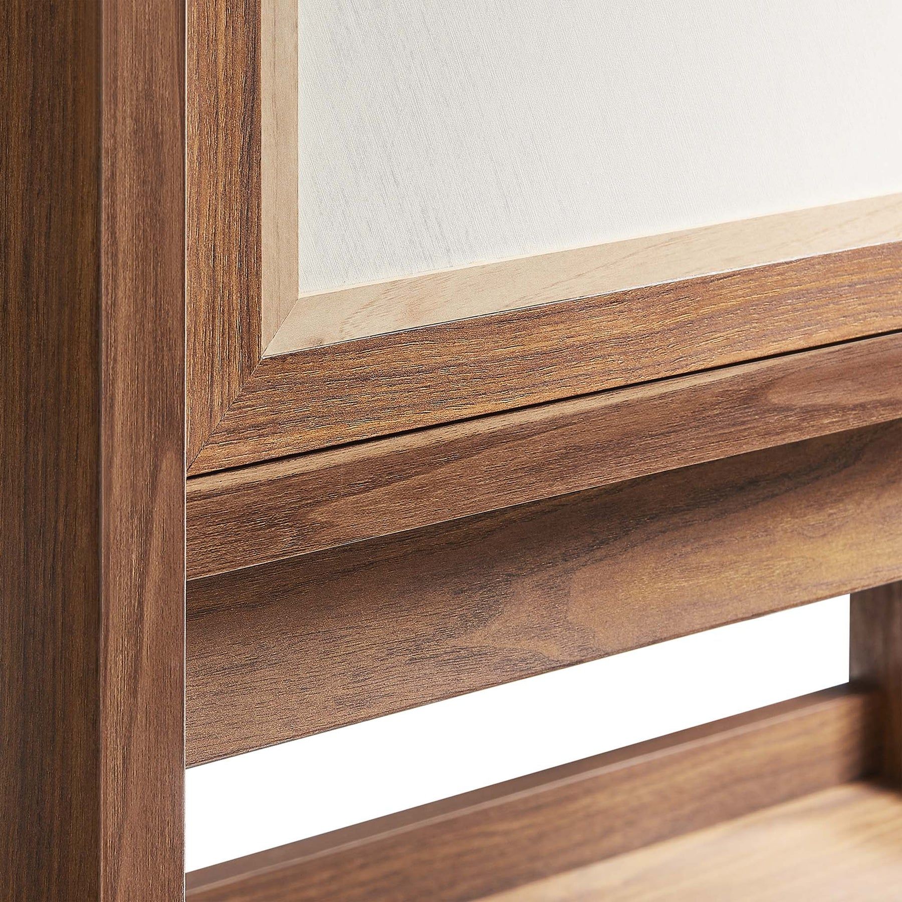 Carmen Tall Wood Grain Standing Storage Cabinet thumbnail 6