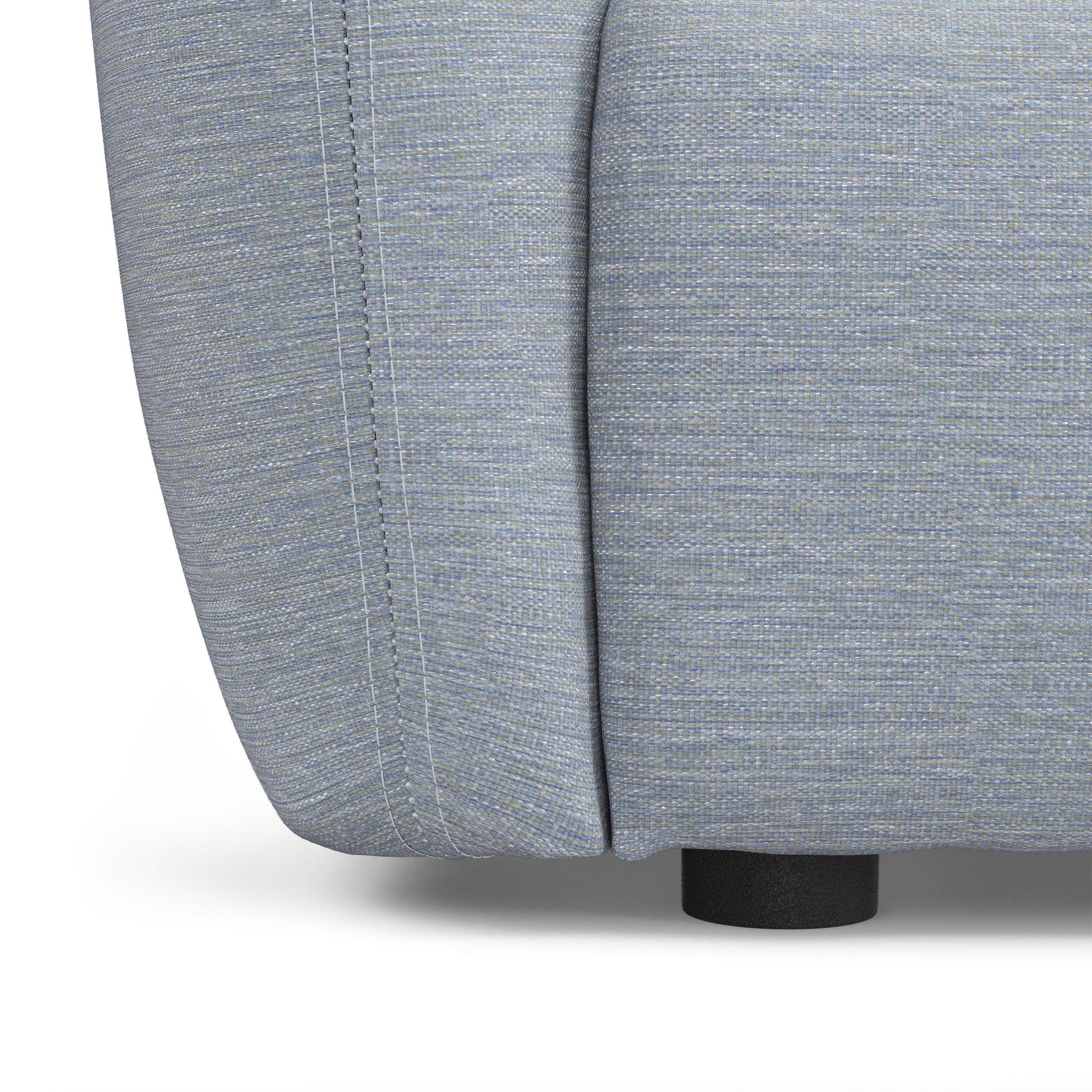 Leigh Modular Corner Sectional Silver Light Blue thumbnail 8